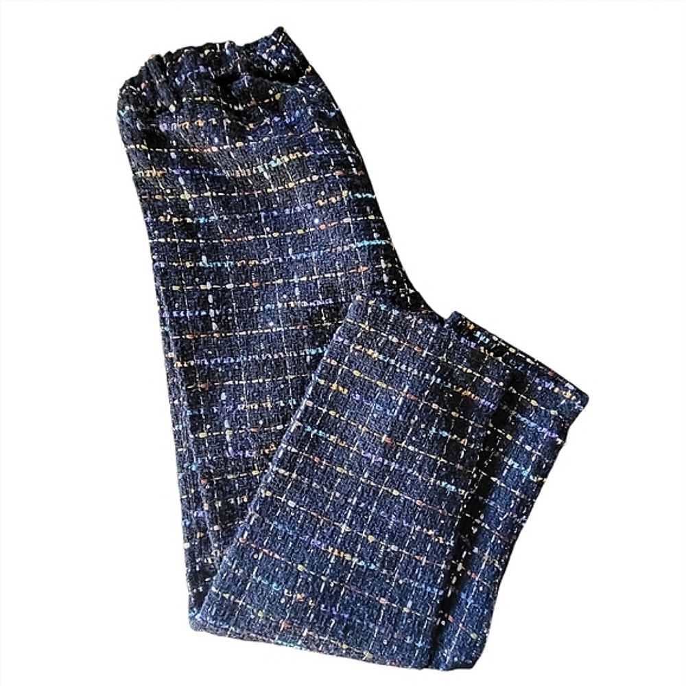 Venus Sz 2 Plaid Tweed Cropped Ankle Dress Pants Textured Business Casual EUC - Picture 10 of 10